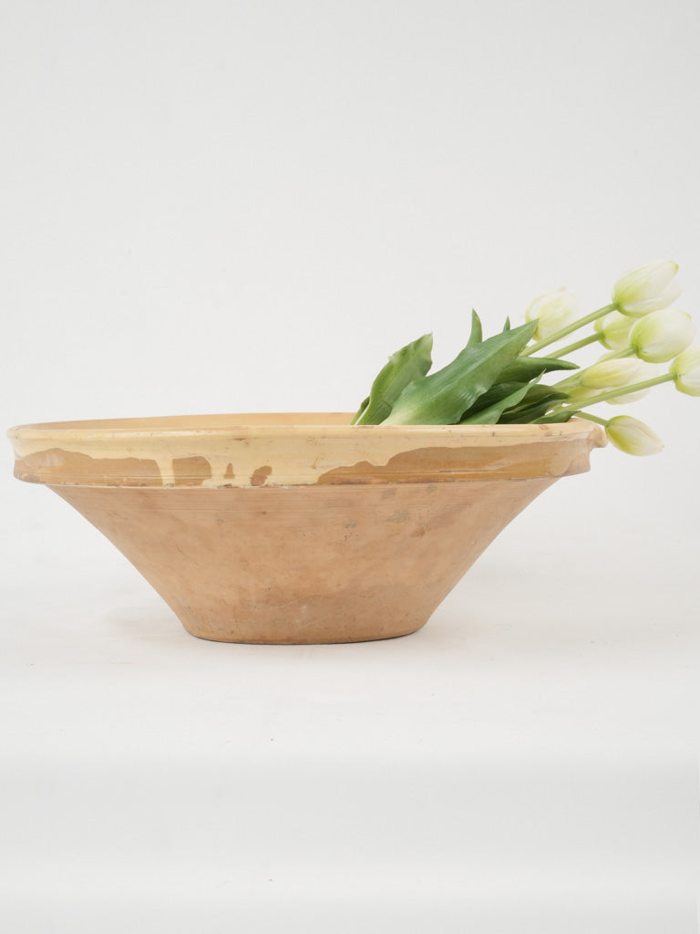Rustic patina French tian bowl