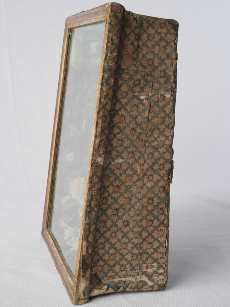 Delicate Devotional Tableau of the Virgin and Child From the Late 18th Century - 10¾"