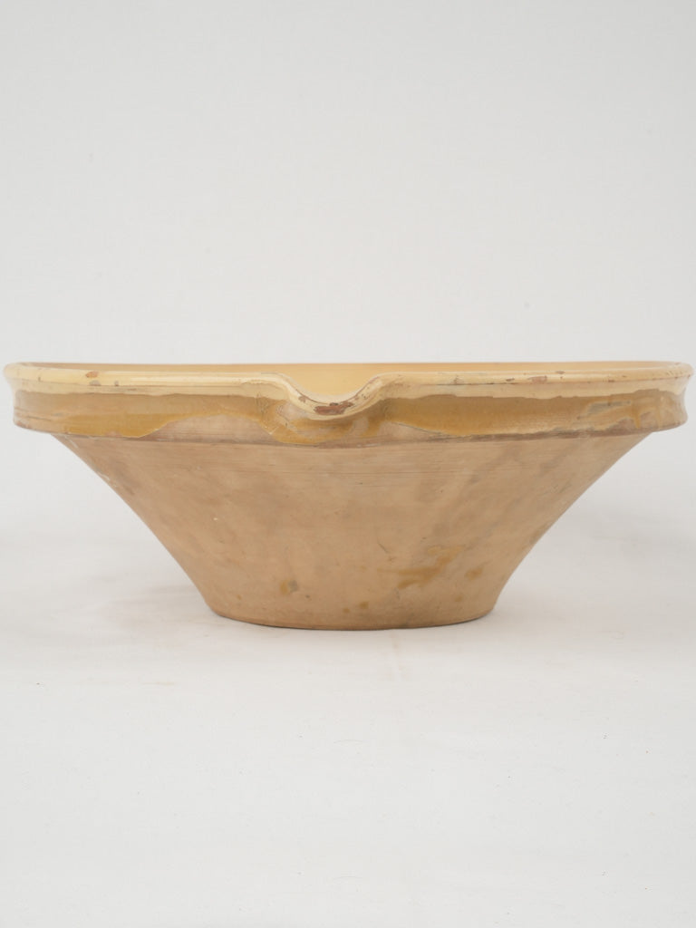 Provencal antique tian ceramic bowl