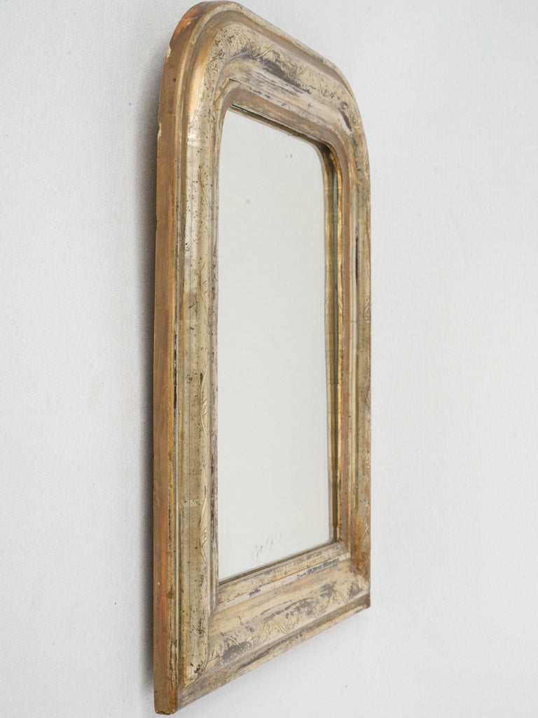 Elegant antique Louis Philippe gilded mirror