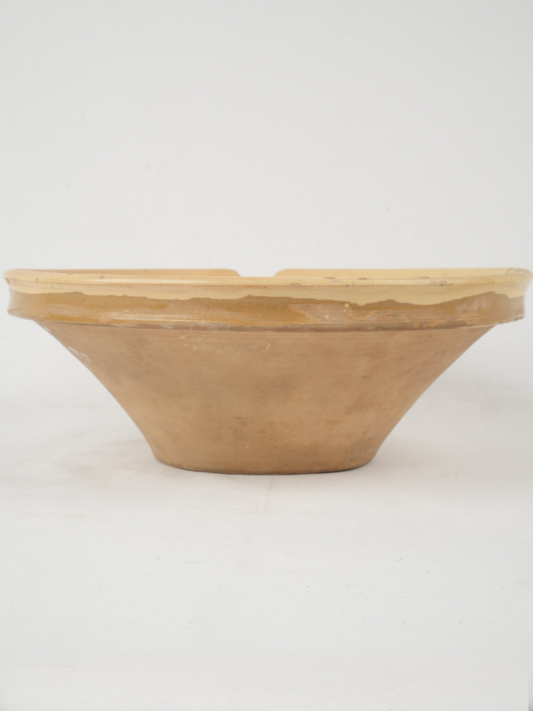 Lovely antique lemon-hued tian bowl