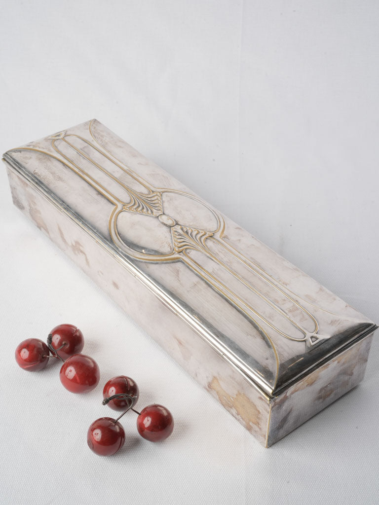 WMF Silver-Plated Jugendstil Glove Box c. 1920 - 16¼"