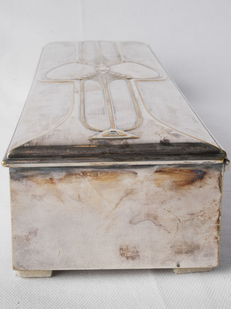 WMF Silver-Plated Jugendstil Glove Box c. 1920 - 16¼"