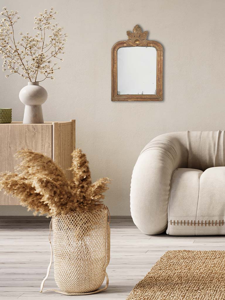 Classic, Weathered French Vanity Mirror