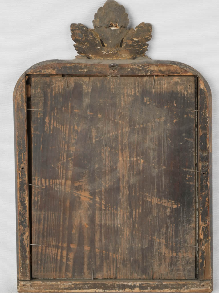 Petite, French Crested Wall Mirror
