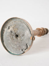 Lamp base candlestick w/ palmette motifs - Restoration period 12¼"