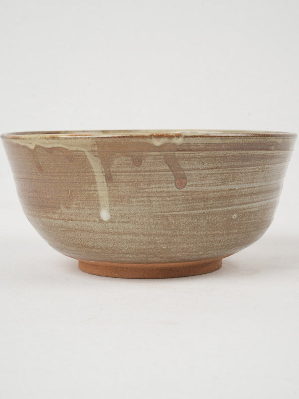 Delightful Provencal handmade stoneware bowl