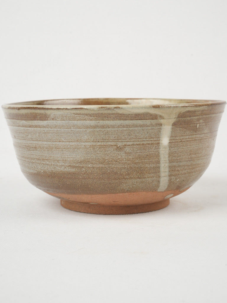 Timeless handmade stoneware pottery bowl
