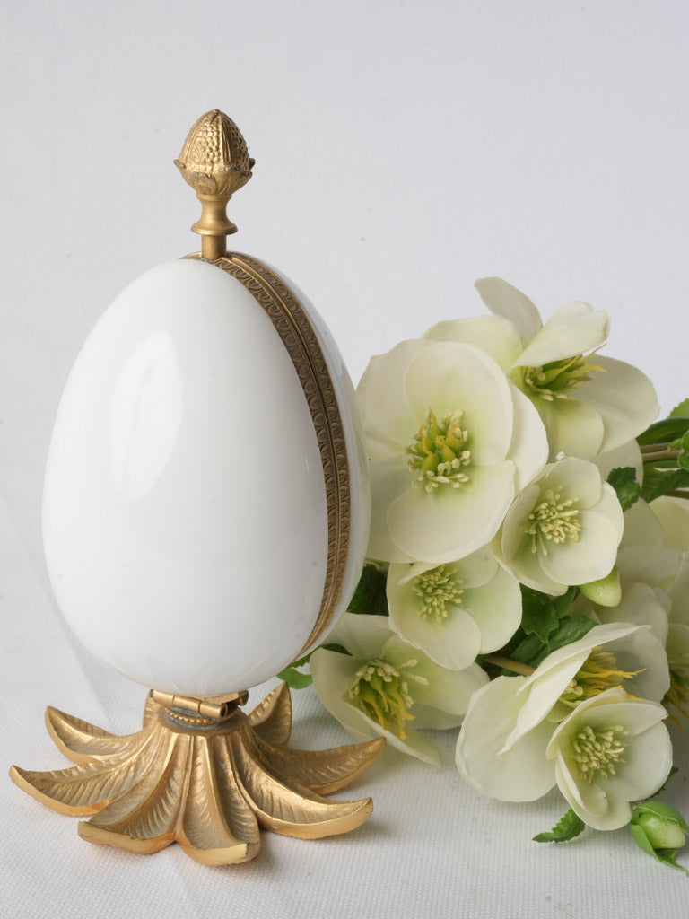 Vintage ormolu-mounted scent bottle holder