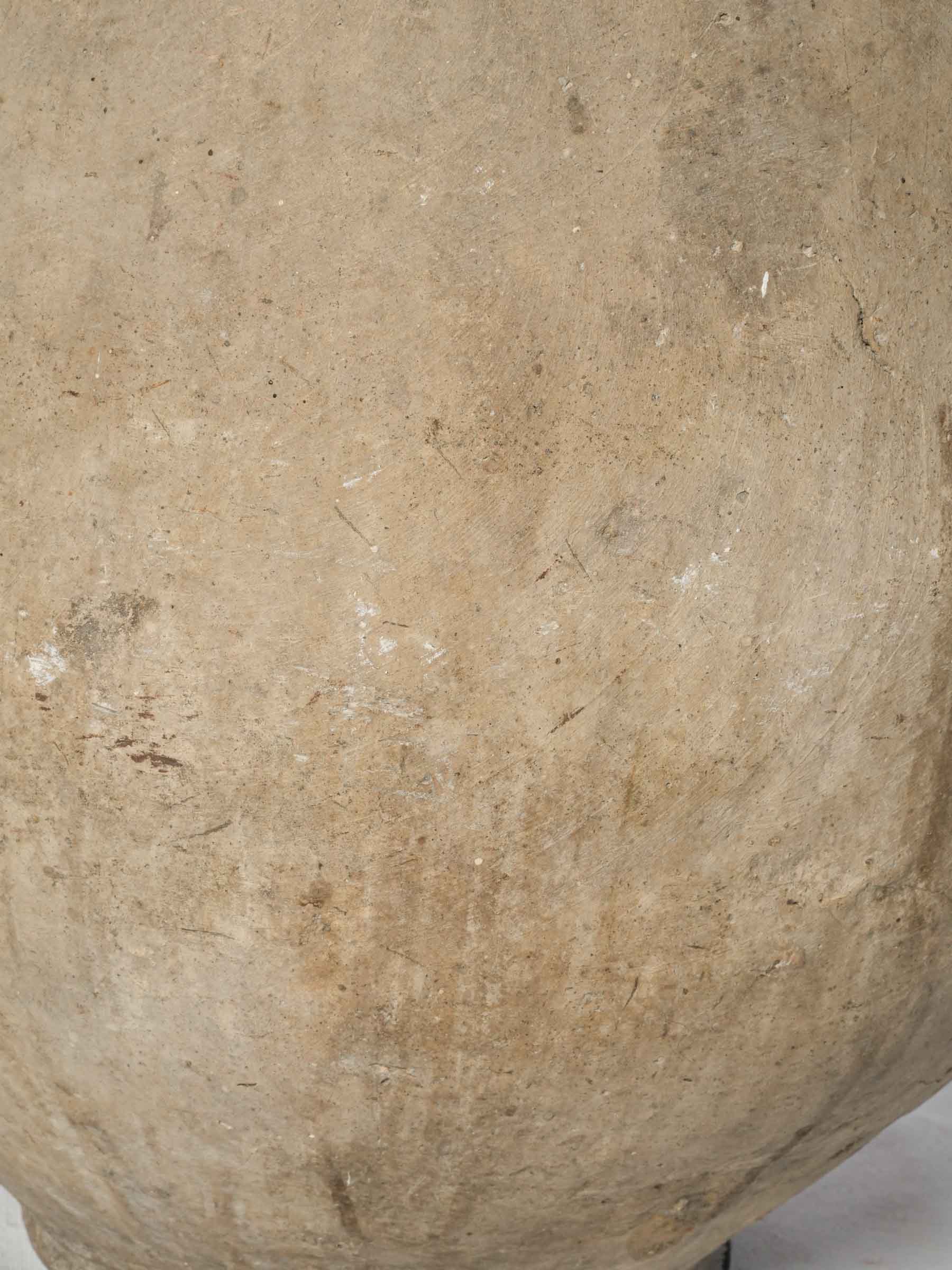 Petite 19th-Century French Biot Terracotta Jar - 22½"