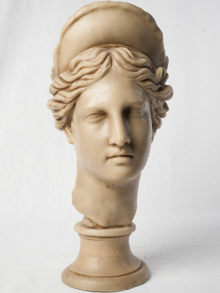Ivory-toned classical French bust  
