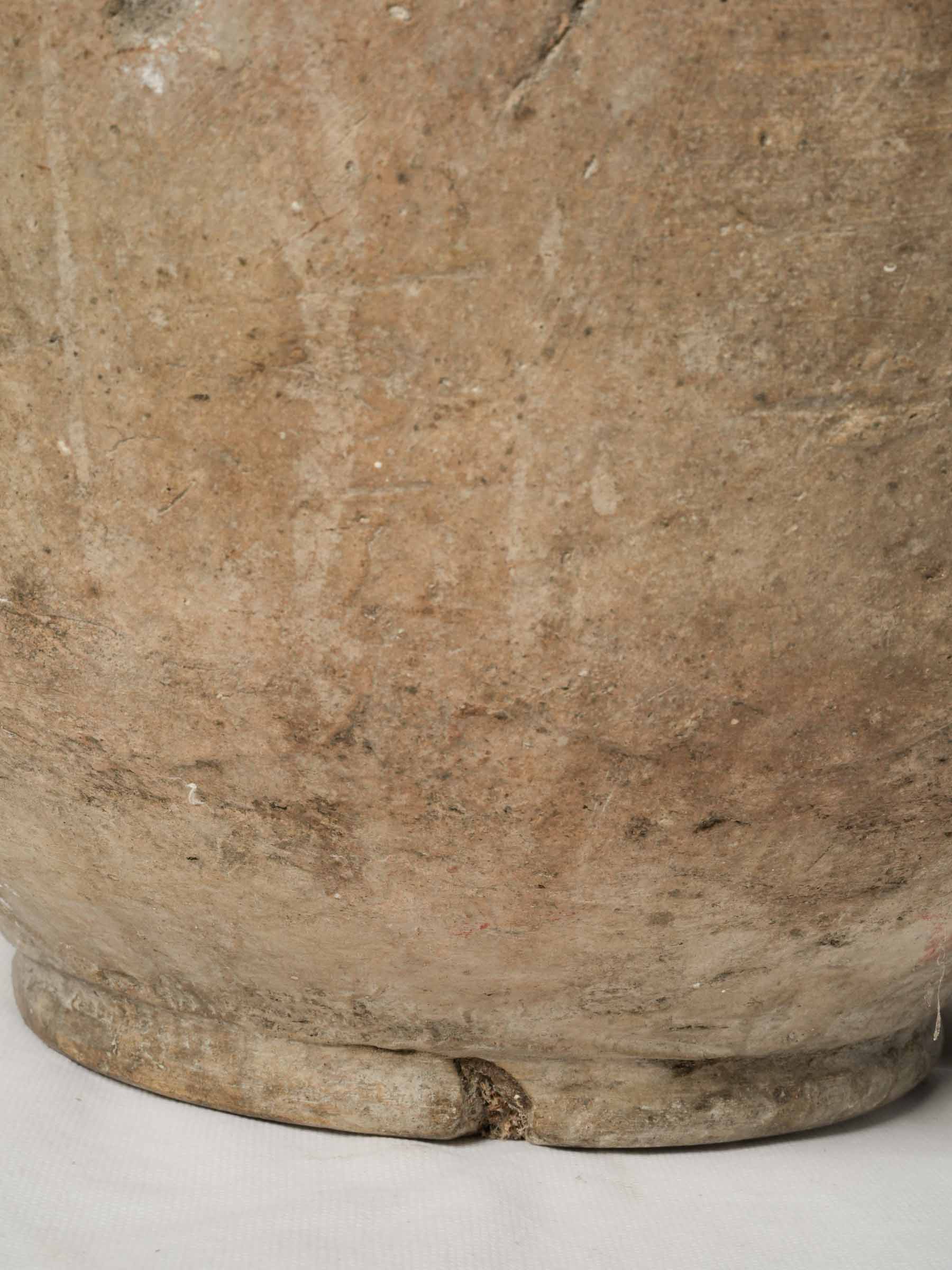 Petite 19th-Century French Biot Terracotta Jar - 22½"