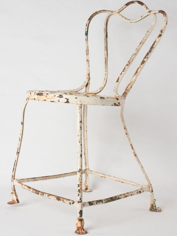 Antique French Arras garden chair