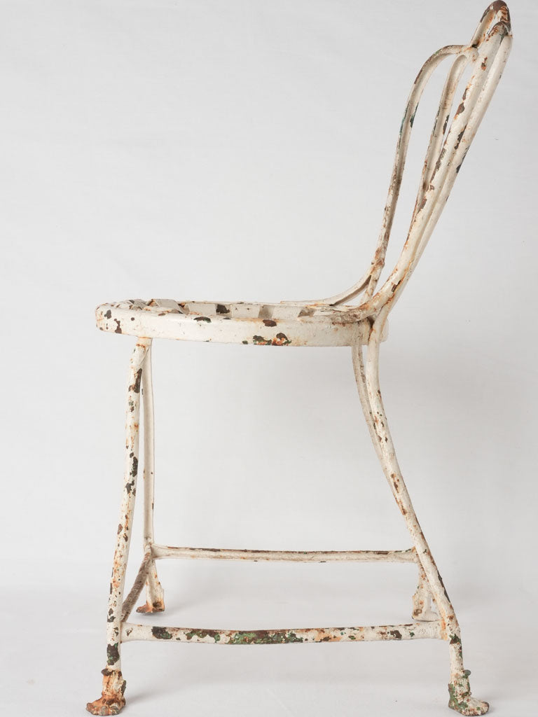 Charming wrought-iron veranda chair