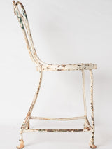 Vintage verdigris patio chair