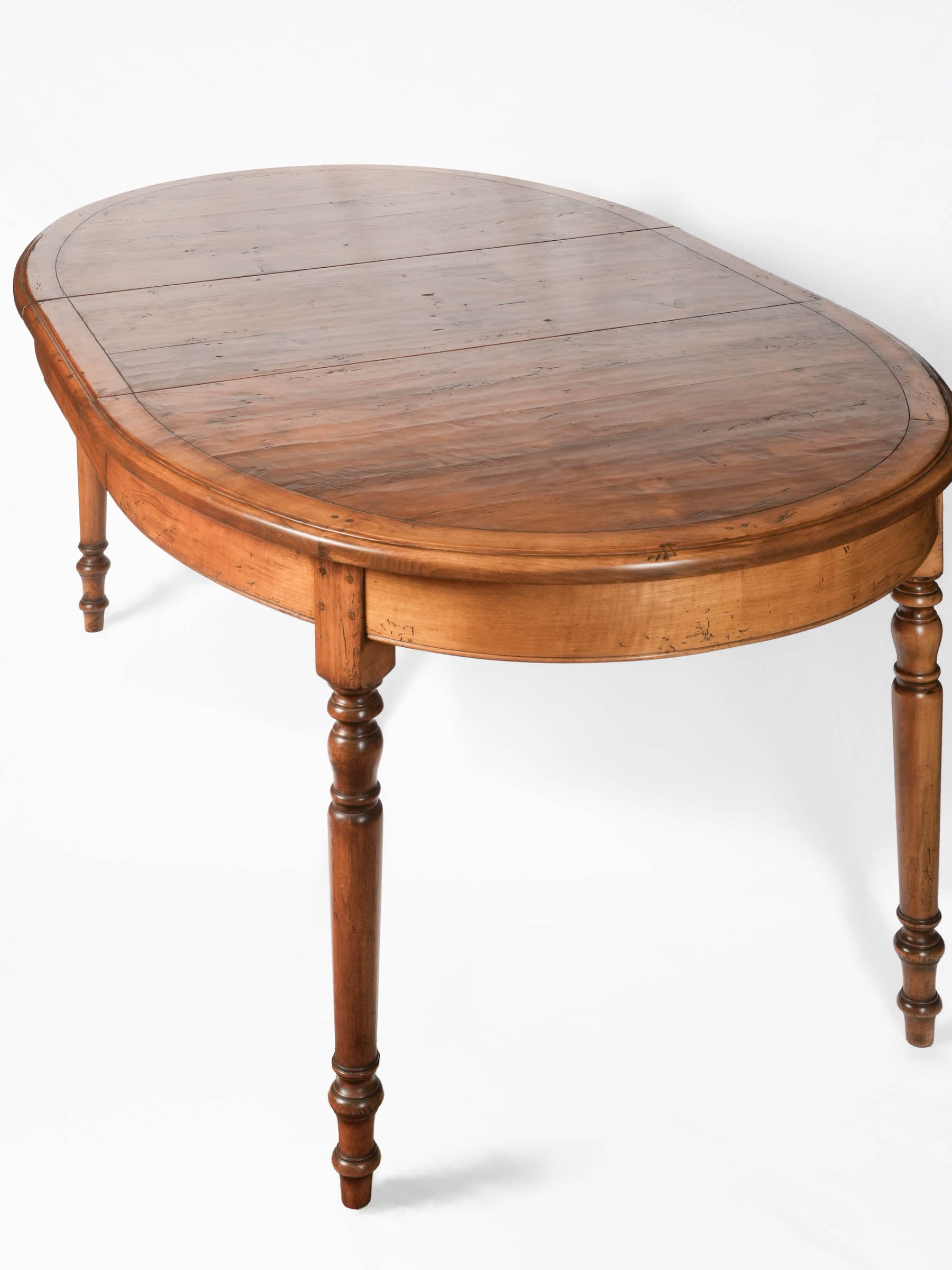 French Cherrywood Extension Dining Table, Second Half of the 20th Century