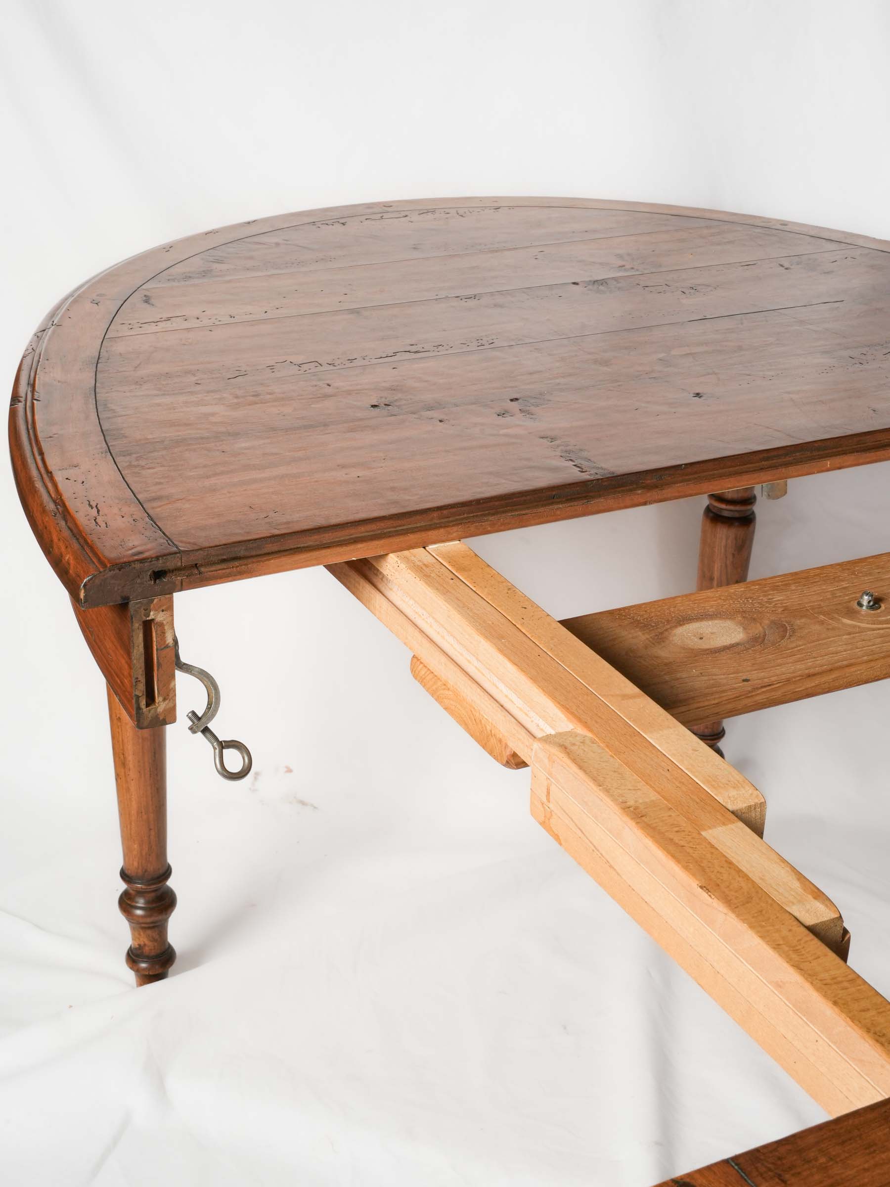 French Cherrywood Extension Dining Table, Second Half of the 20th Century