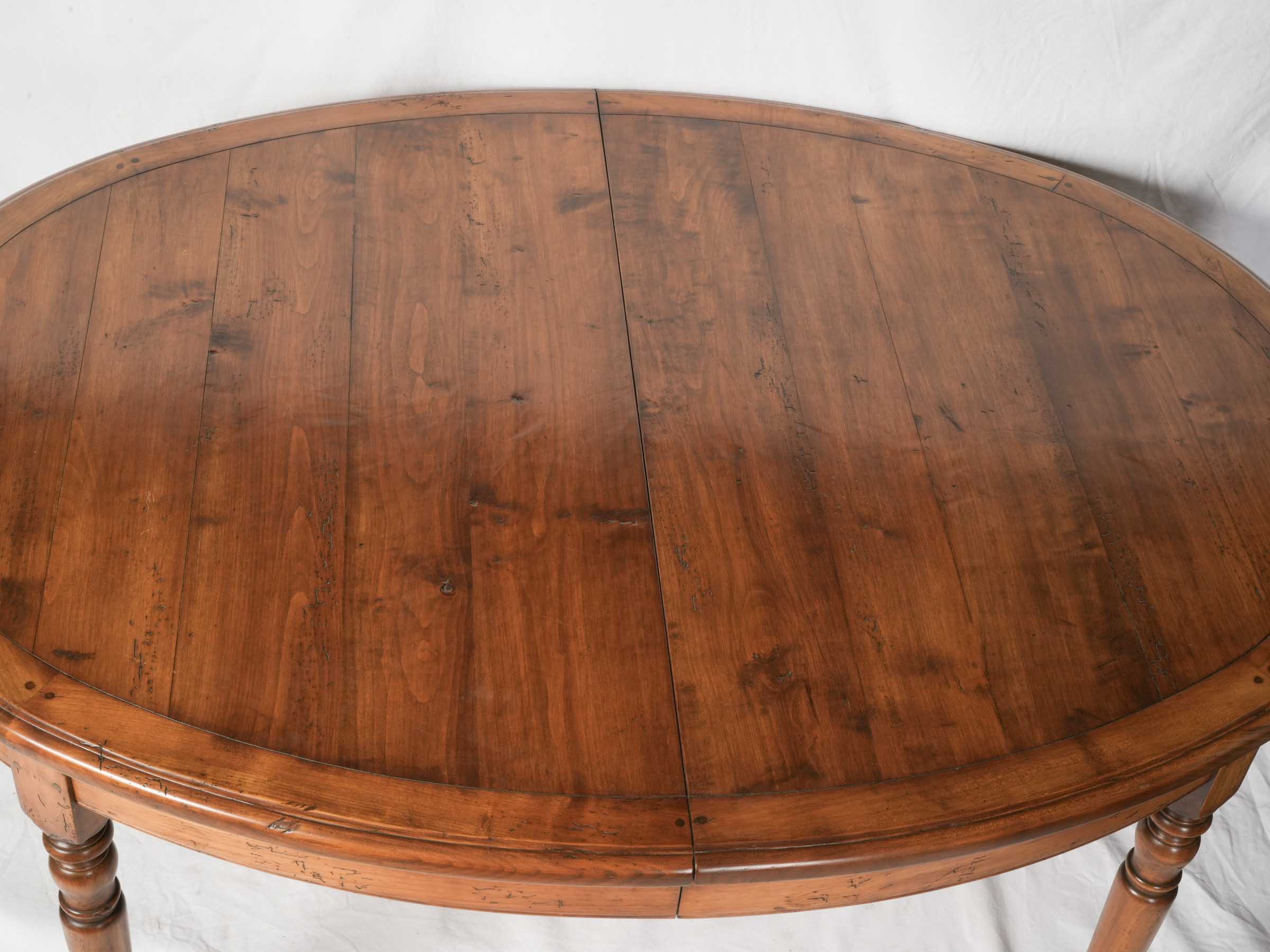 French Cherrywood Extension Dining Table, Second Half of the 20th Century