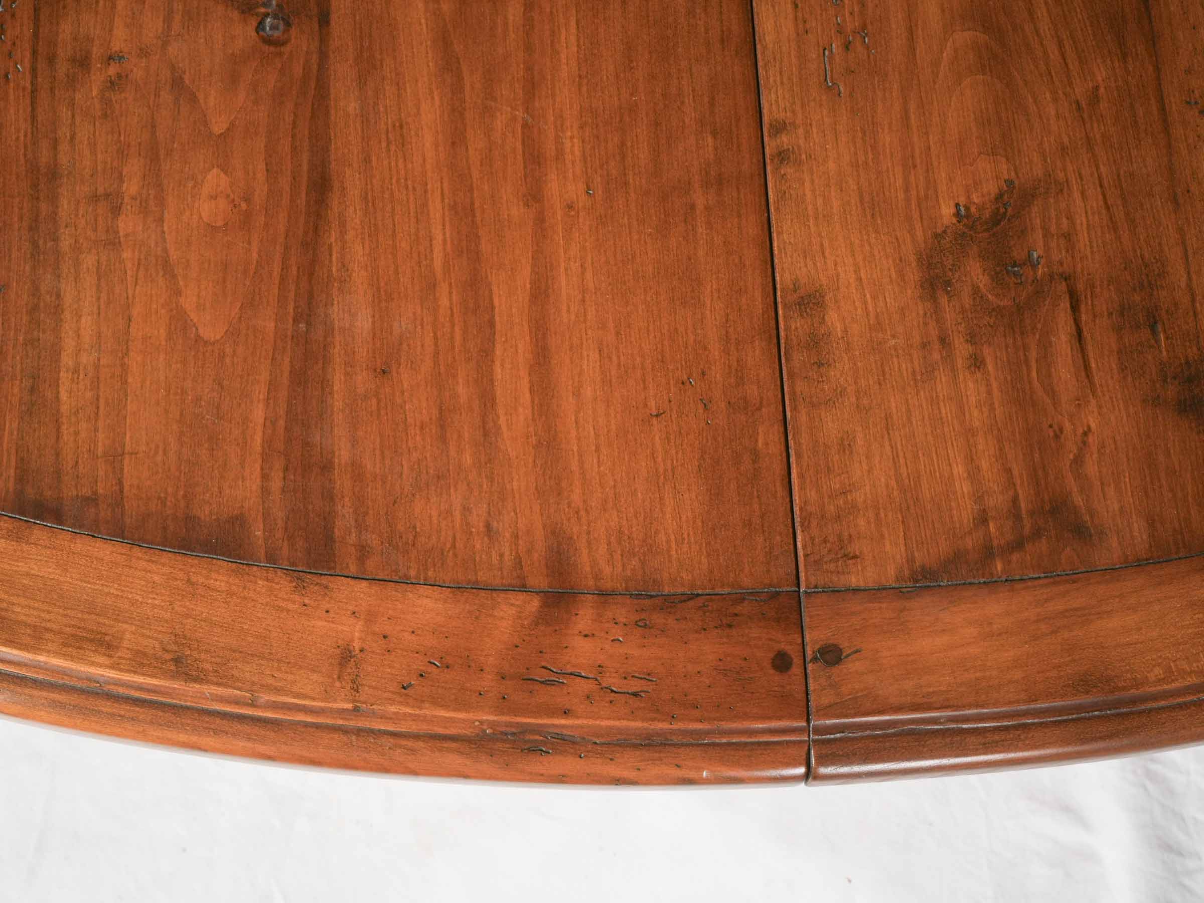 French Cherrywood Extension Dining Table, Second Half of the 20th Century