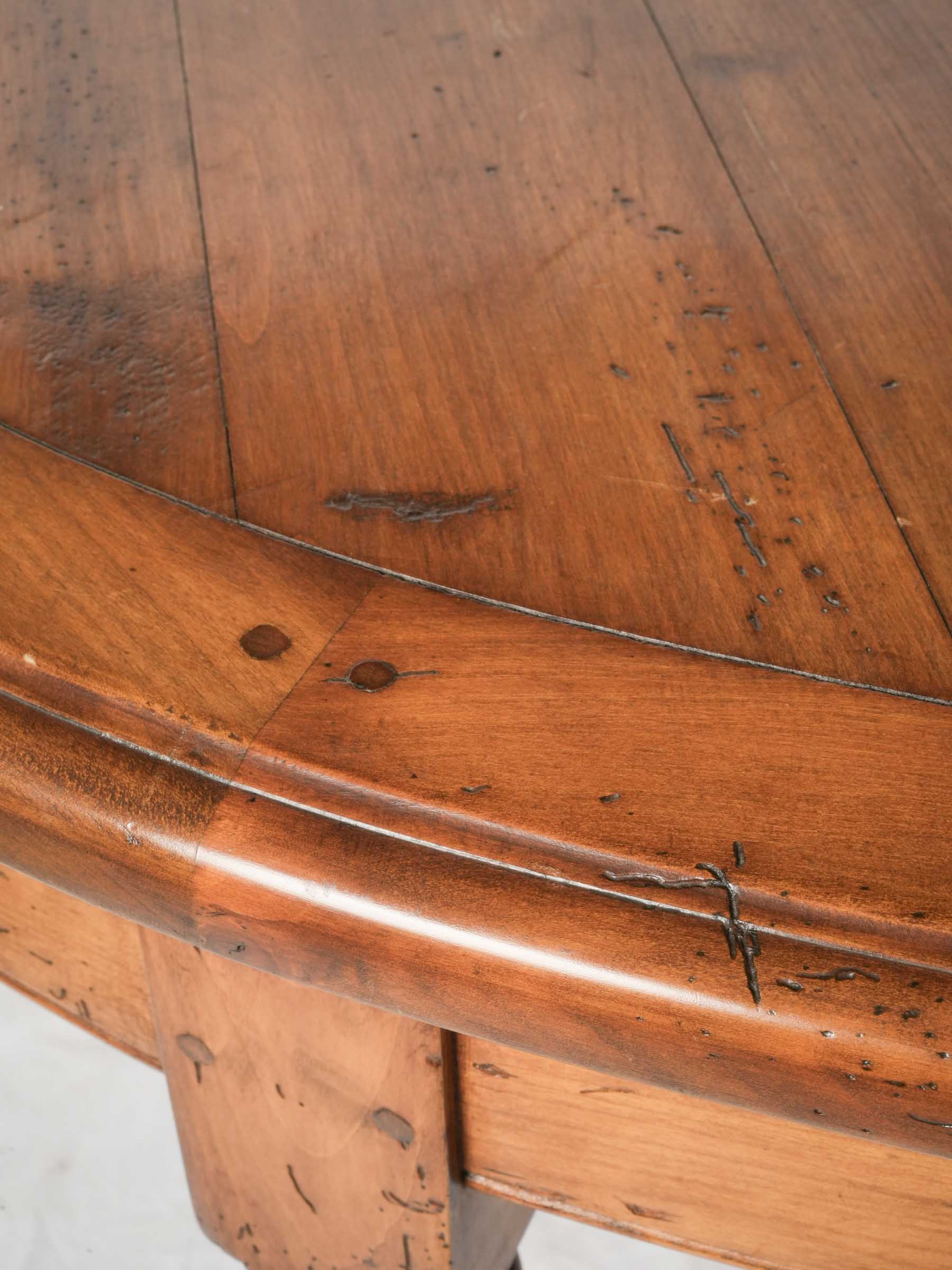 French Cherrywood Extension Dining Table, Second Half of the 20th Century