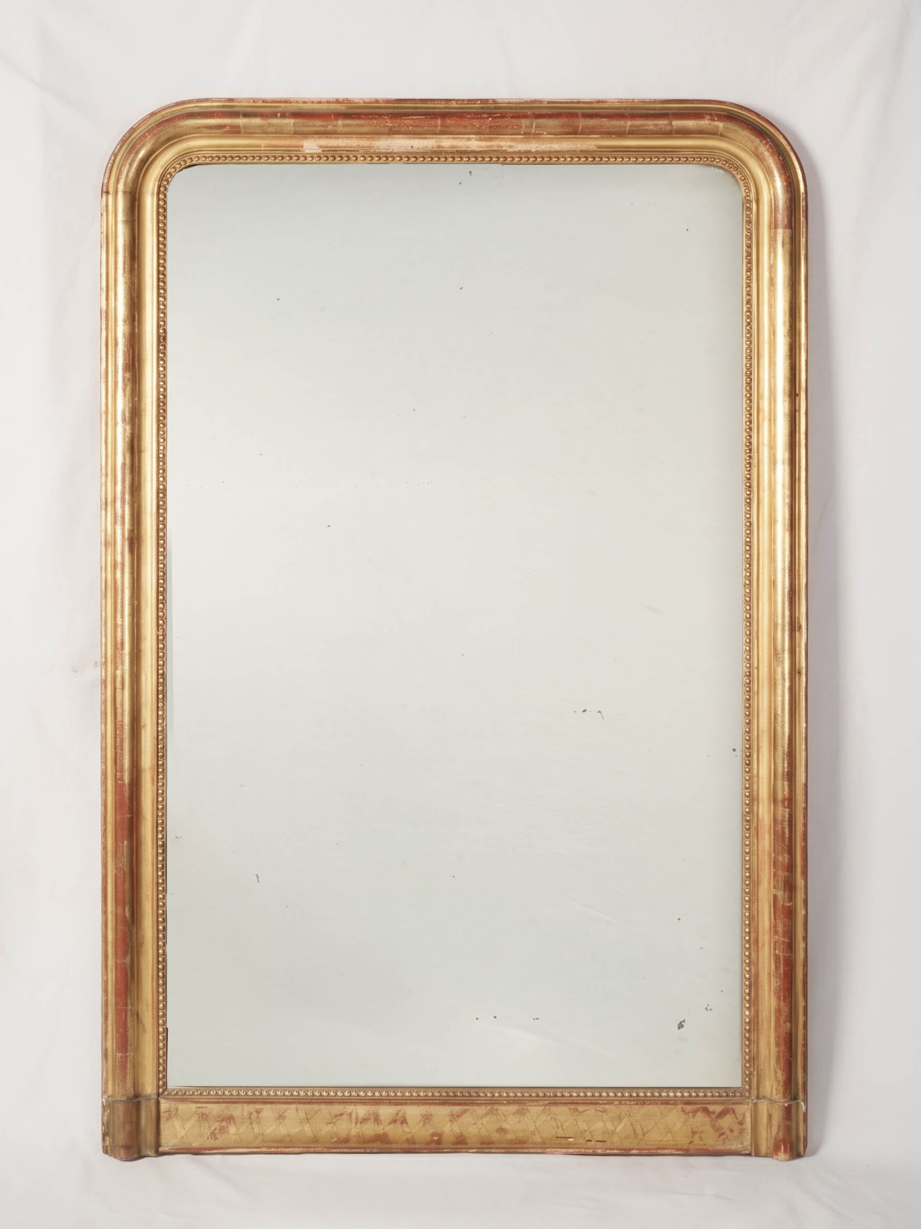 Exceptionally Large French Louis Philippe Giltwood Mirror, 19th Century - 71¼" x 47¾"