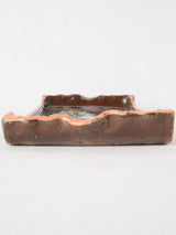 Rectangular ceramic grape / cheese platter 14½" x 6"