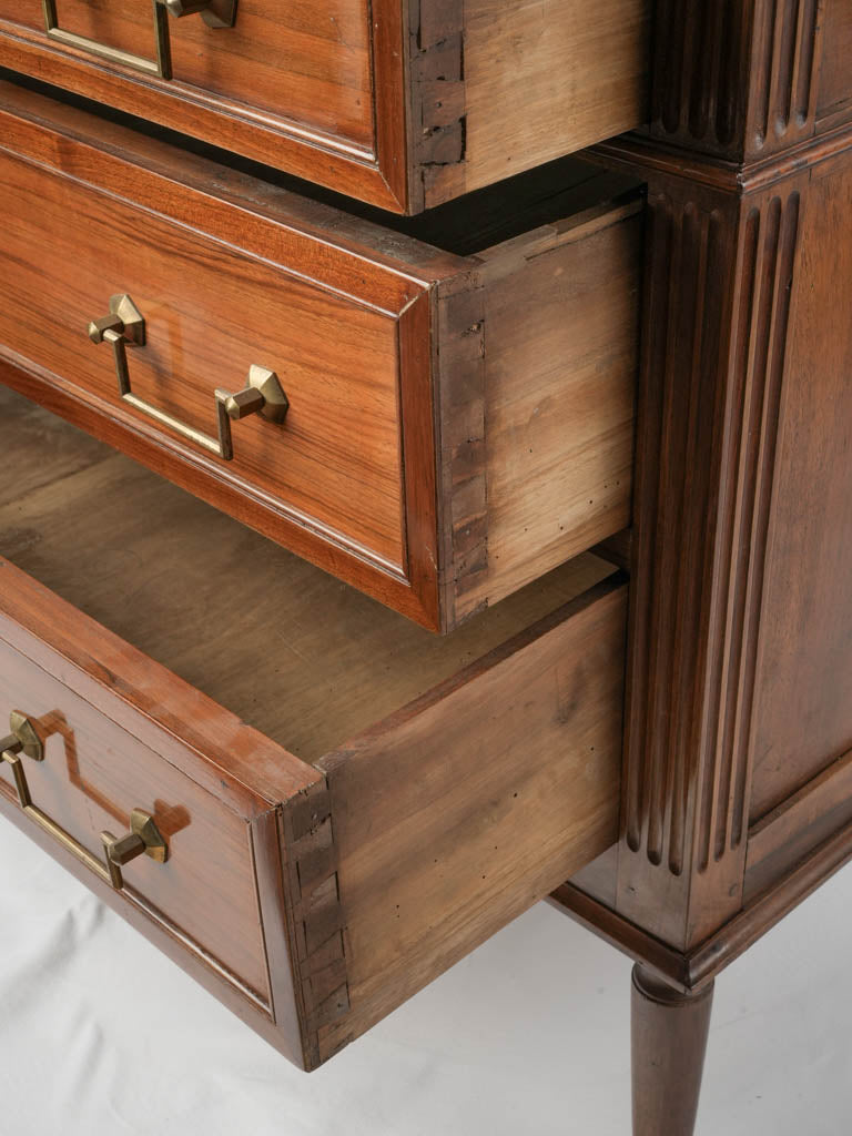 Elegant Chateau sourced mahogany chest