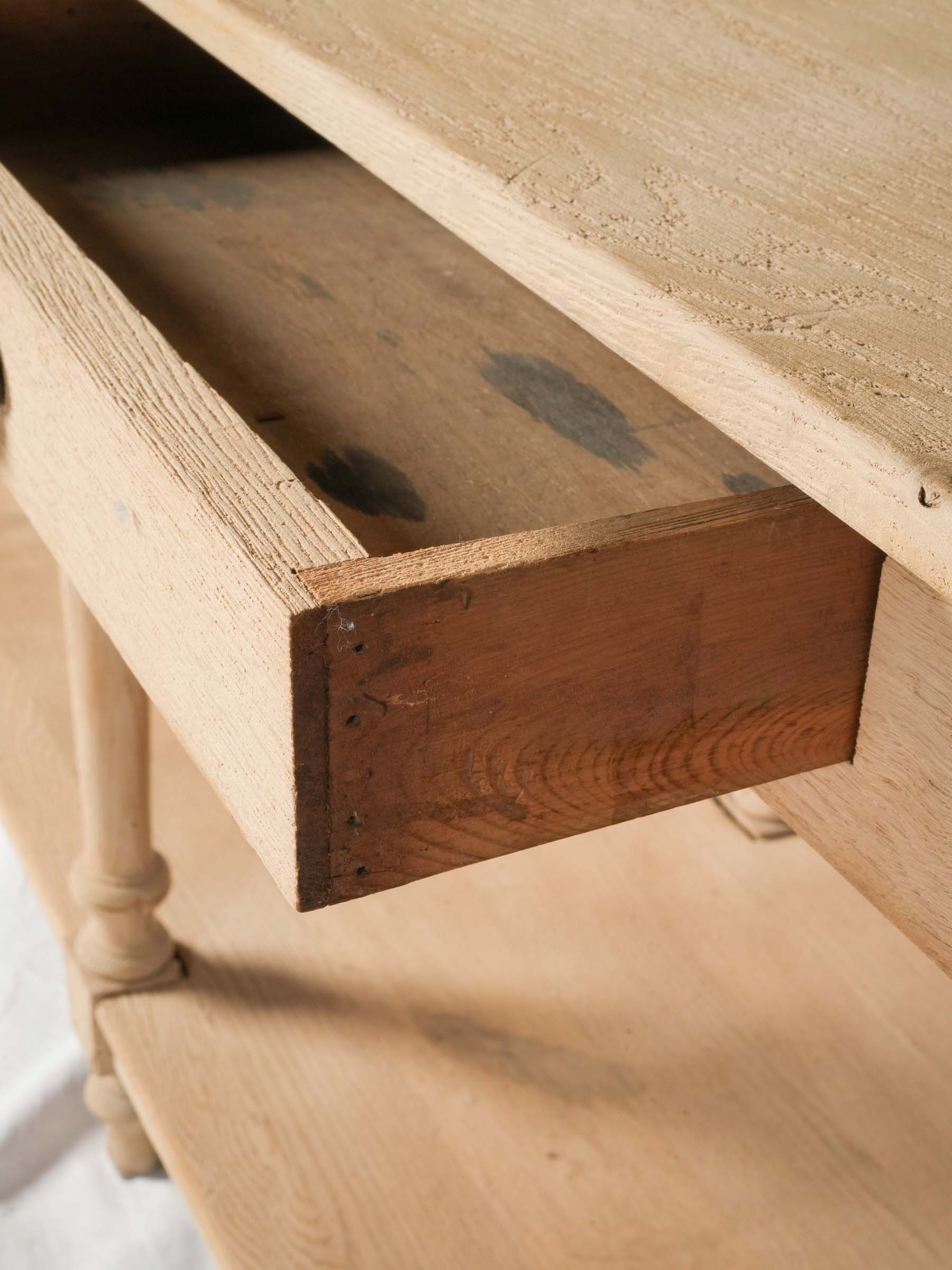 Early 20th-Century French Oak Draper’s Table - 79¼" x 23¾"