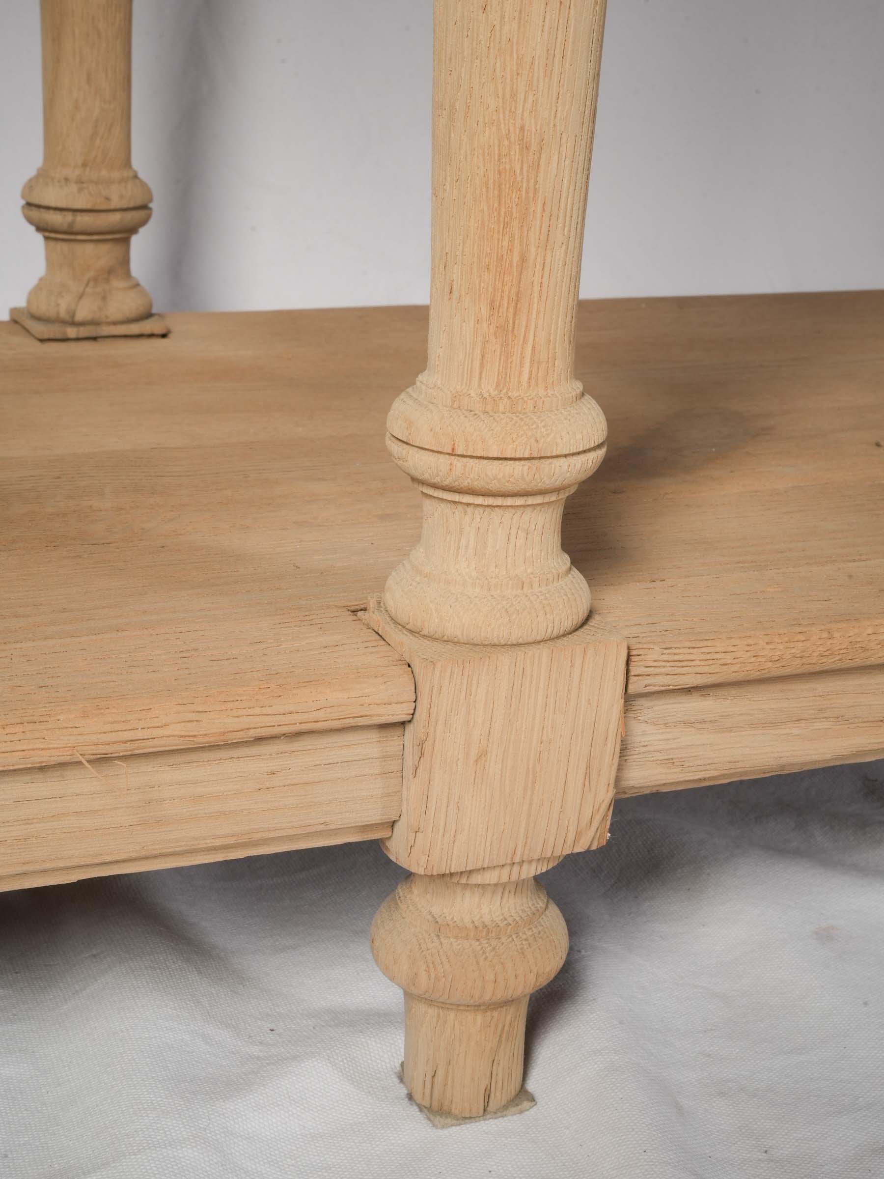 Early 20th-Century French Oak Draper’s Table - 79¼" x 23¾"