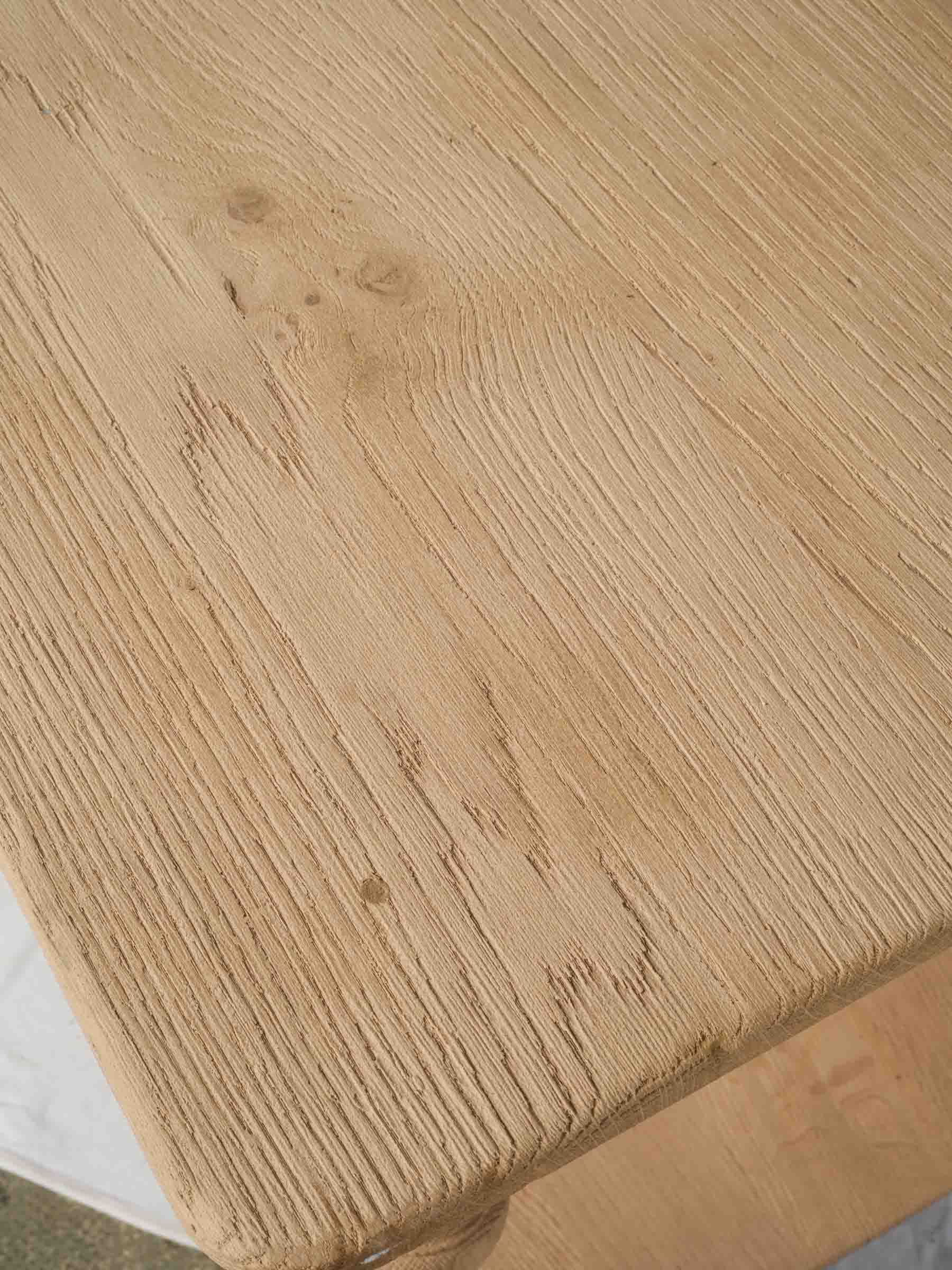 Early 20th-Century French Oak Draper’s Table - 79¼" x 23¾"