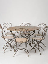 Charming old-world French garden table