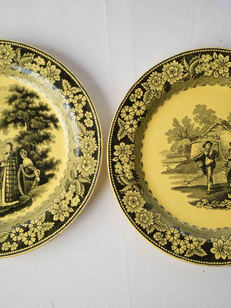 Elegant floral French tableware  