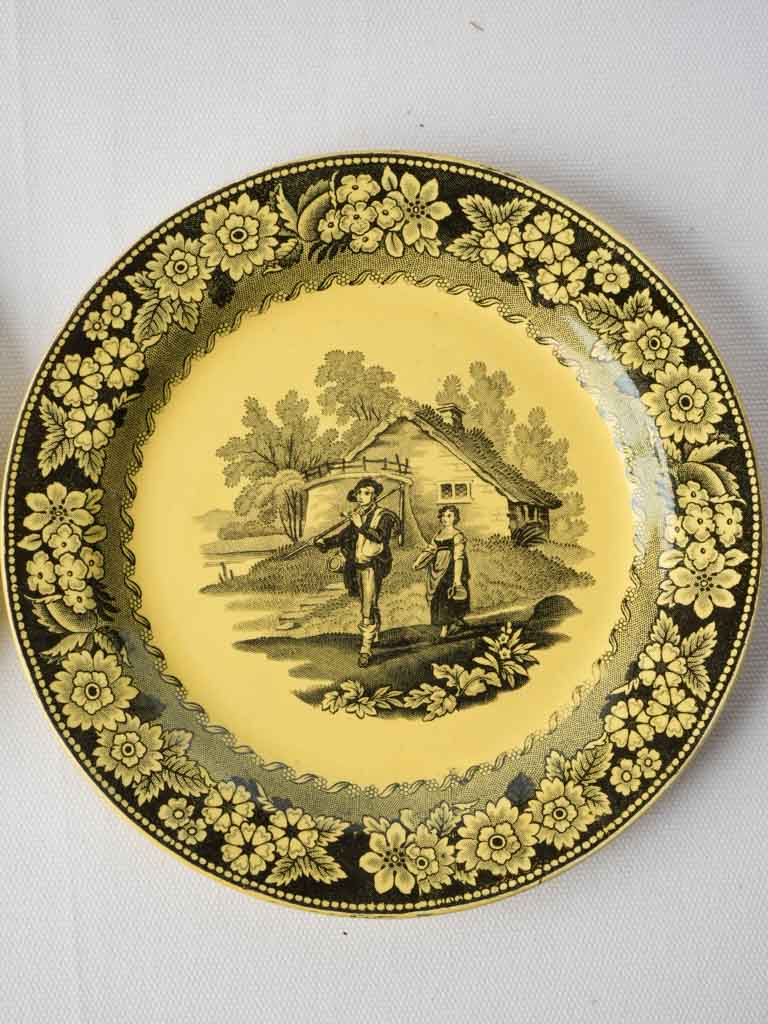 Ornate collectible ceramic plates  