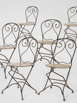 Ornate 1900s iron chair design