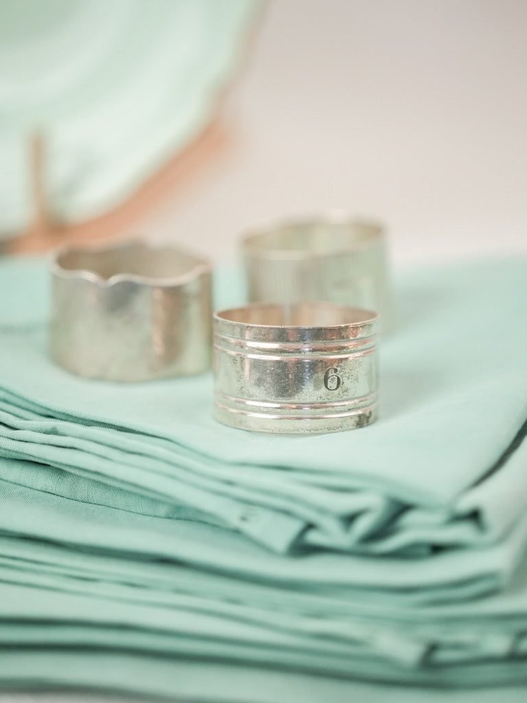 Vintage, custom-colored napkin collection