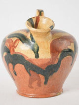 Late 19th century Kanti pot - Jaspé glaze 7"
