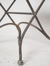 Weathered finish antique garden chairs