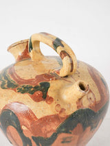 Late 19th century Kanti pot - Jaspé glaze 7"