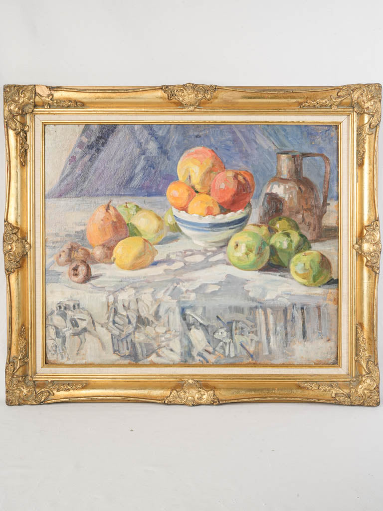 Early 20th Century French Still Life of Fruit on a Table - 25½" x 30"