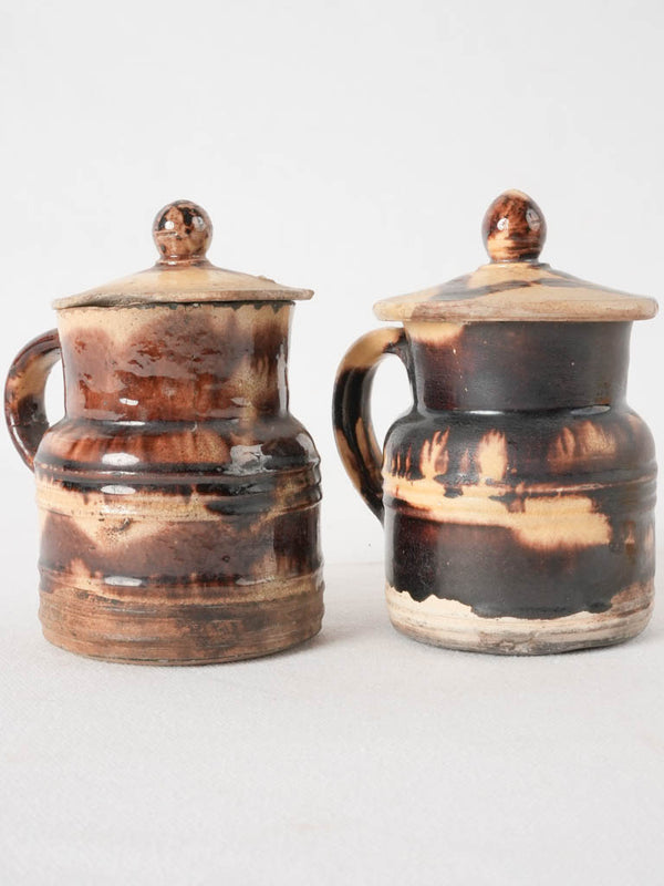 Vintage Vallauris ceramic coffee pots