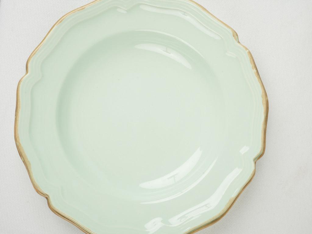 Customized, elegant Dieulefit dinnerware and napkins