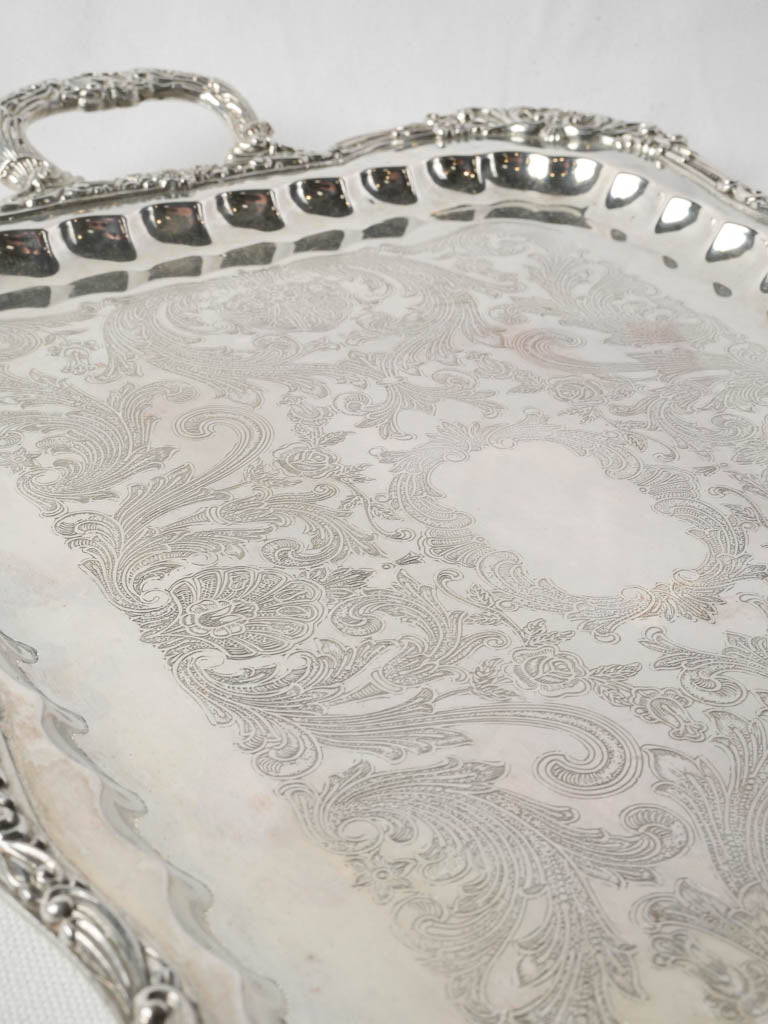 Renaissance-inspired silver centerpiece