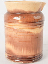 Coffee pot - honey yellow glaze 6¼"