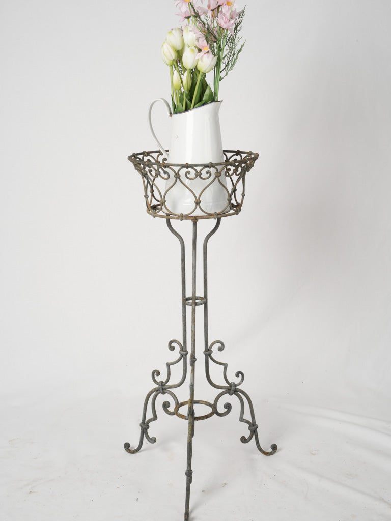 Vintage French garden plant stand charm