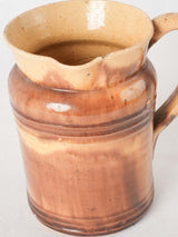 Coffee pot - honey yellow glaze 6¼"