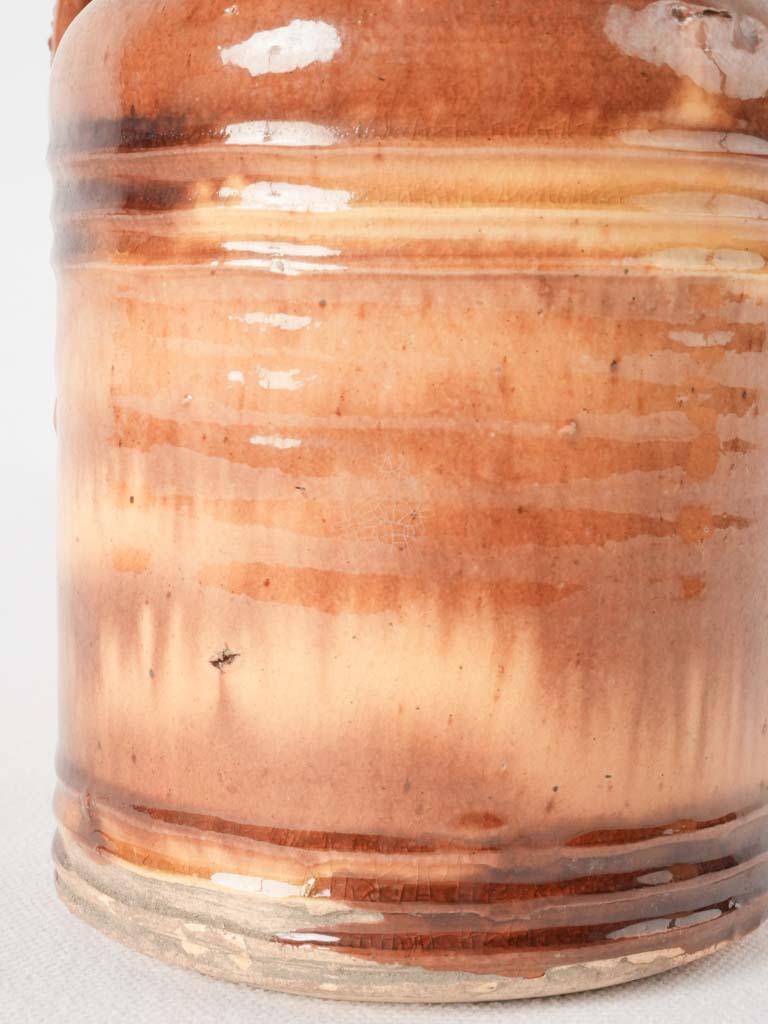 Coffee pot - honey yellow glaze 6¼"