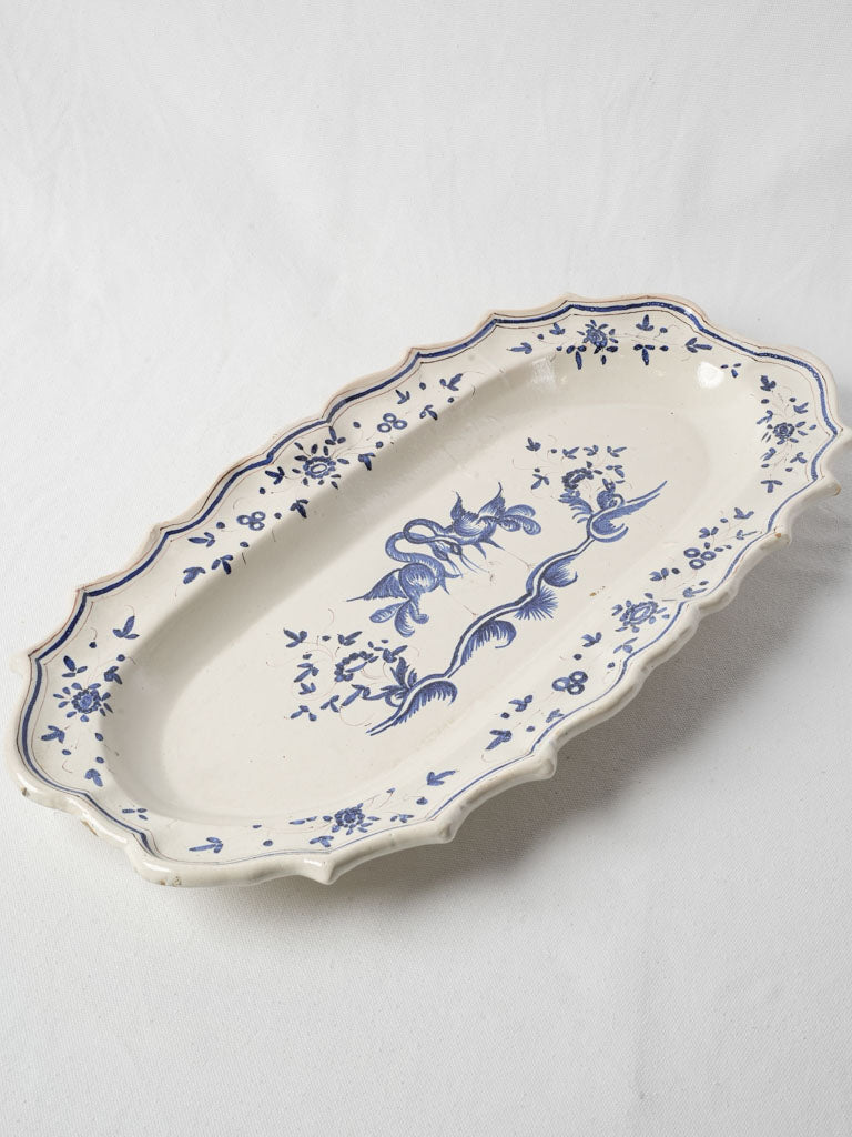 Exquisite antique faïence platter  