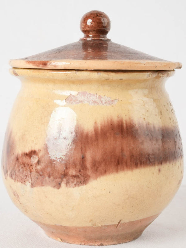 Rare ceramic jam container, collectible
