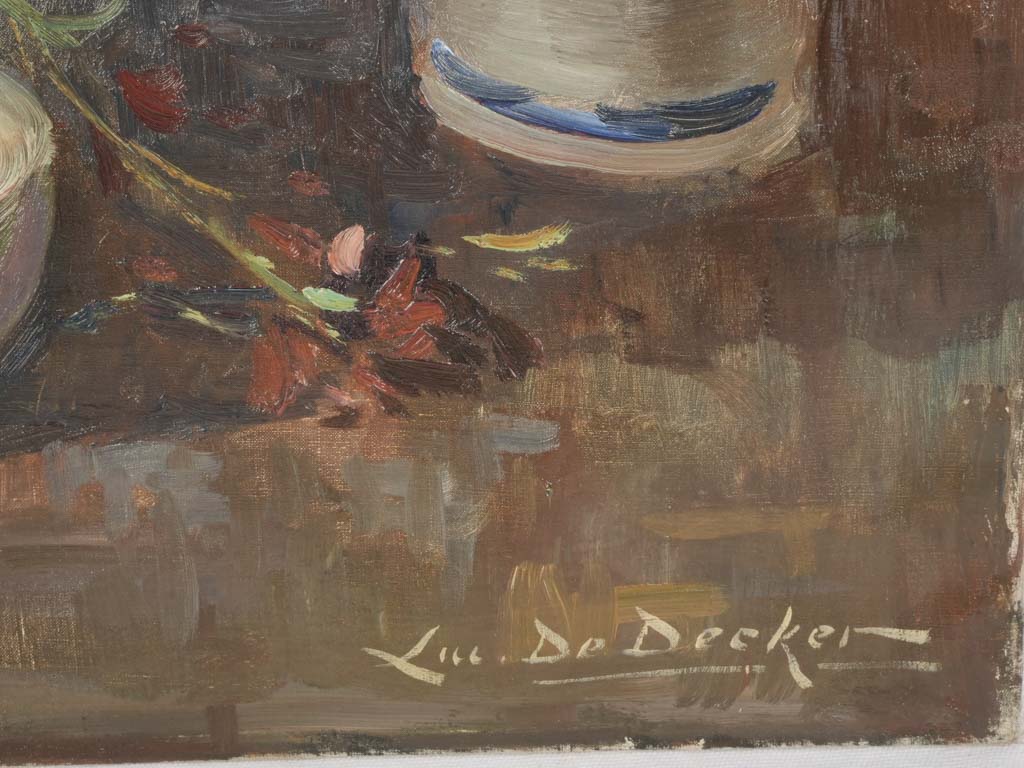 Early 20th Century Still Life w/ Radiant Floral Bouquet - 32" x 39½"