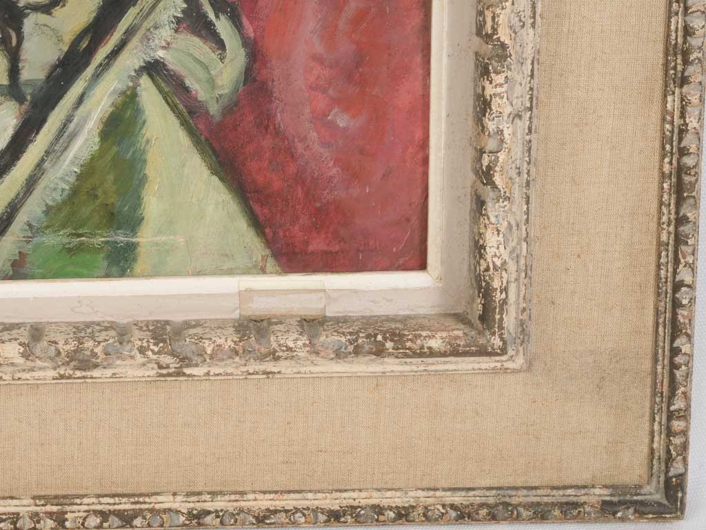 Vibrant French Still Life w/ Violin and Candelabrum By Marthe Lebasque - 29½" x 37"